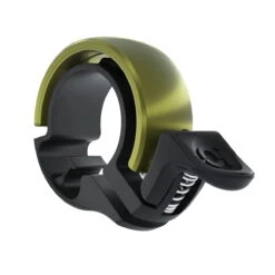 KNOG Oi Classic Fietsbel - Zwart/Olijf - Small, 22.2mm