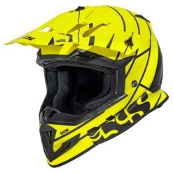 IXS 361 2.2 Motorhelm - Mat Geel-zwart