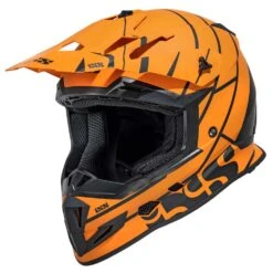 IXS 361 2.2 Motorhelm - Mat Oranje-zwart
